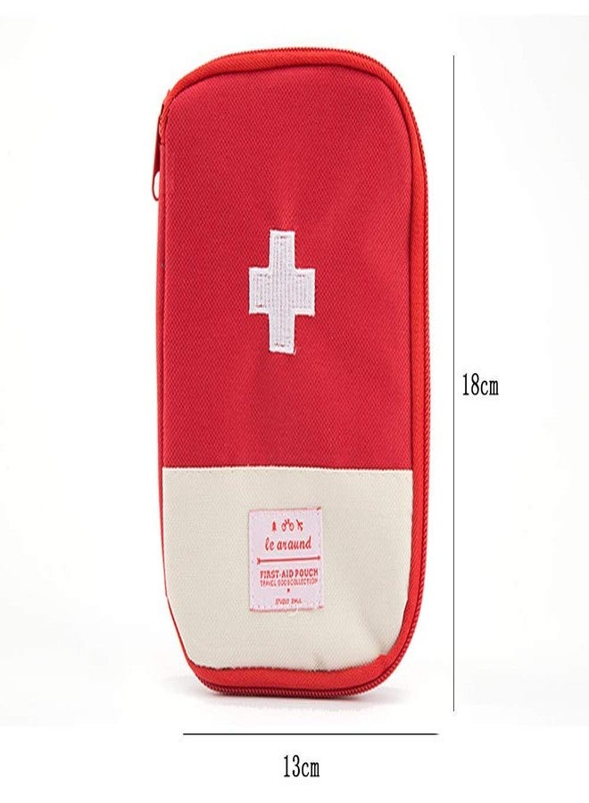 Gnanex حقيبة تخزين الأدوية من غنانكس، حقيبة صغيرة للإسعافات الأولية، حقيبة سفر (متعددة الألوان) - Image 4